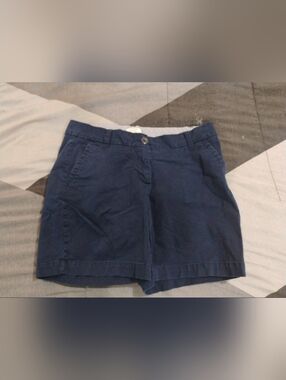 crown & ivy Navy Blue Bermuda Shorts
